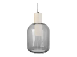 Suspensión TOSEL ,madera,Gris ,A100xD 16x P 16cm