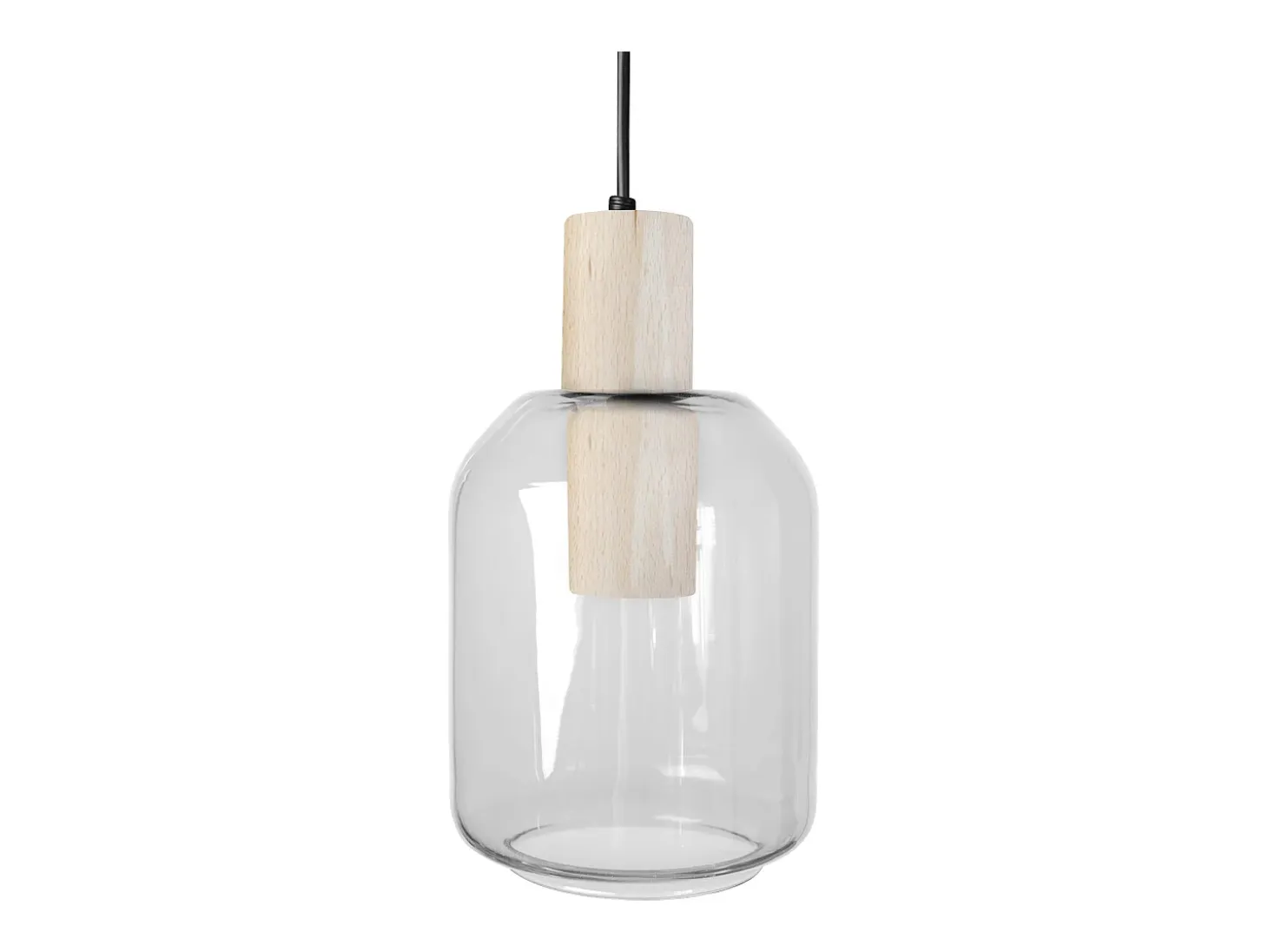 Suspensión TOSEL ,madera,natural, A 100xD14x P 14cm