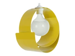 Suspensión TOSEL ,metal, AMARILLO ,A100xD45xP45cm