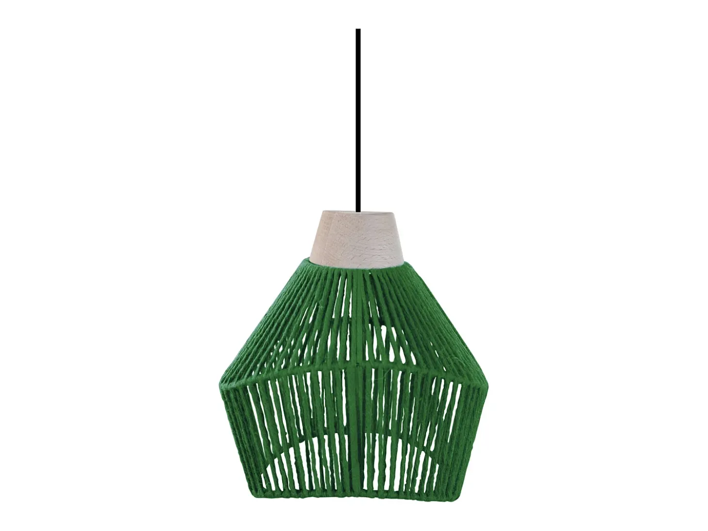 Suspensión TOSEL ,metal, fibra,natural,A80xD13x P17cm