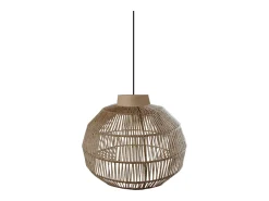 Suspensión TOSEL ,metal, fibra,natural,A90x D32xP32 cm