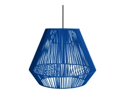 Suspensión TOSEL ,metal, fibra,Azul ,A88xD40xP40cm