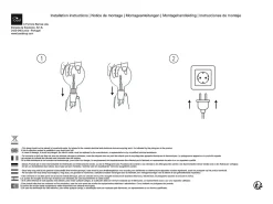 Suspensión TOSEL ,metal,AMARILLO, A 100xD20x P 20cm