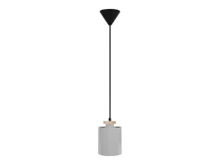 Suspensión TOSEL ,metal,Blanco ,A70xD 13,5xP13,5cm
