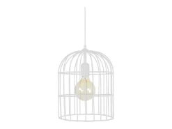 Suspensión TOSEL ,metal,Blanco,A80xD24xP 24cm