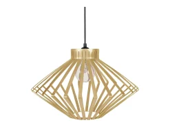 Suspensión TOSEL ,metal,Dorado , A90xD37xP 37cm