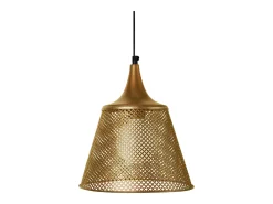 Suspensión TOSEL ,metal,Dorado ,A 90x D25xP25cm