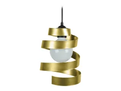 Suspensión TOSEL ,metal,Dorado ,A90xD 18x P 18cm