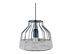 Suspensión TOSEL ,metal,fibra,Blanco,A90xD25xP25cm