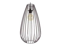 Suspensión TOSEL ,metal,Marrón,A112xD29,5xP 29,5cm