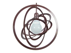 Suspensión TOSEL ,metal,Marrón, A100xD40xP 40cm