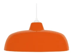 Suspensión TOSEL ,metal,Naranja, A 75xD32xP32cm