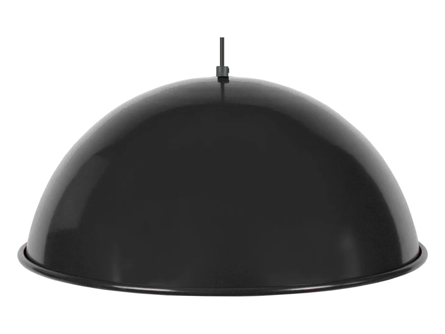 Suspensión TOSEL ,metal,Negro ,A80xD44xP44cm
