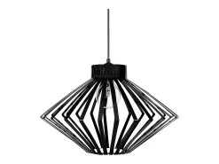 Suspensión TOSEL ,metal,Negro ,A 90x D37xP37cm
