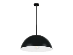 Suspensión TOSEL ,metal,Negro ,A78xD42,5xP42,5cm
