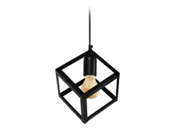 Suspensión TOSEL ,metal,Negro ,A86xD27xP27cm