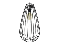 Suspensión TOSEL ,metal,Negro ,A112xD 29,5xP29,5cm