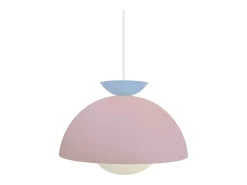 Suspensión TOSEL ,metal,Rosa ,A110xD43xP43 cm