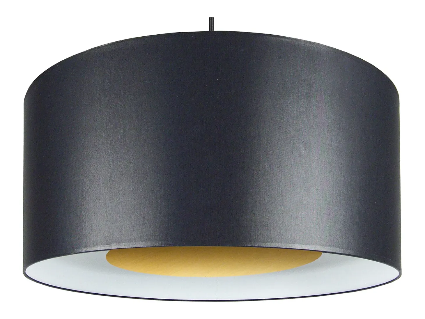 Suspensión TOSEL ,tela ,Negro ,A80xD35xP35 cm