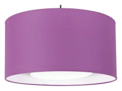 Suspensión TOSEL ,tela-,Negro,A80xD35xP35 cm