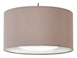 Suspensión TOSEL ,tela,Negro,A80xD35xP35cm