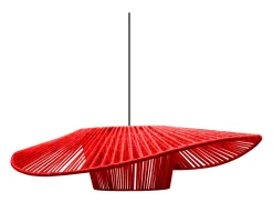 Suspensión TOSEL ,tela,Rojo,A80xD 75xP80cm
