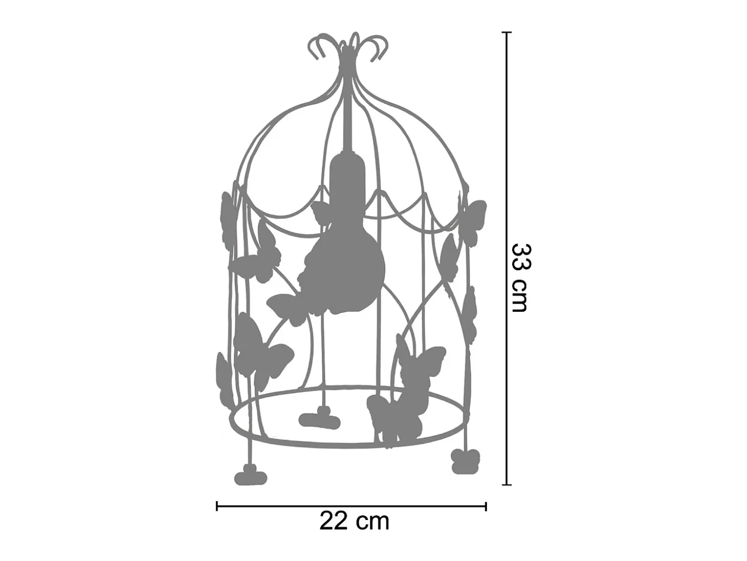Suspensión TOSEL ,vidrio,Azul ,A80xD25xP25cm