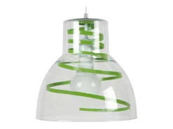 Suspensión TOSEL ,vidrio,,Blanco,A90xD30xP30cm