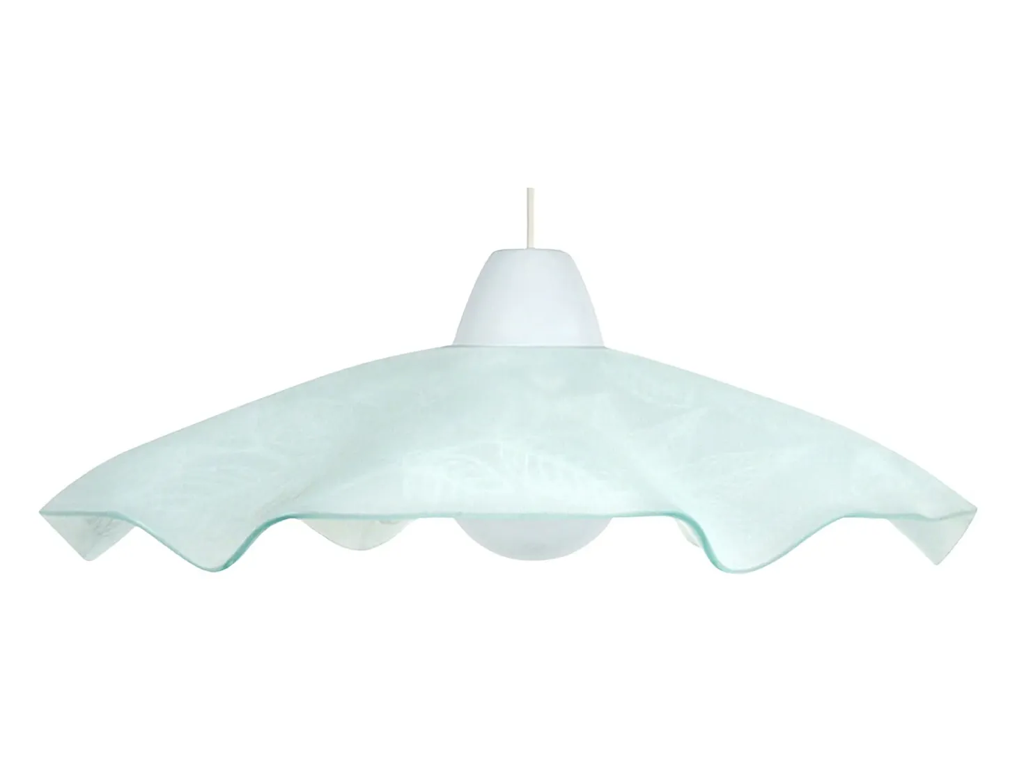 Suspensión TOSEL ,vidrio,Gris ,A 74x D45xP45cm