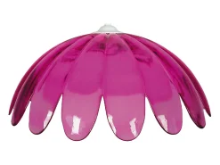 Suspensión TOSEL ,vidrio,Rosa , A 80xD35xP35cm
