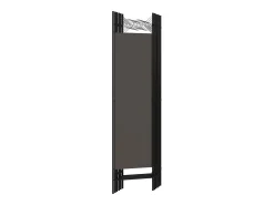 Tabique divisorio antracita de 6 paneles 240x180 cm