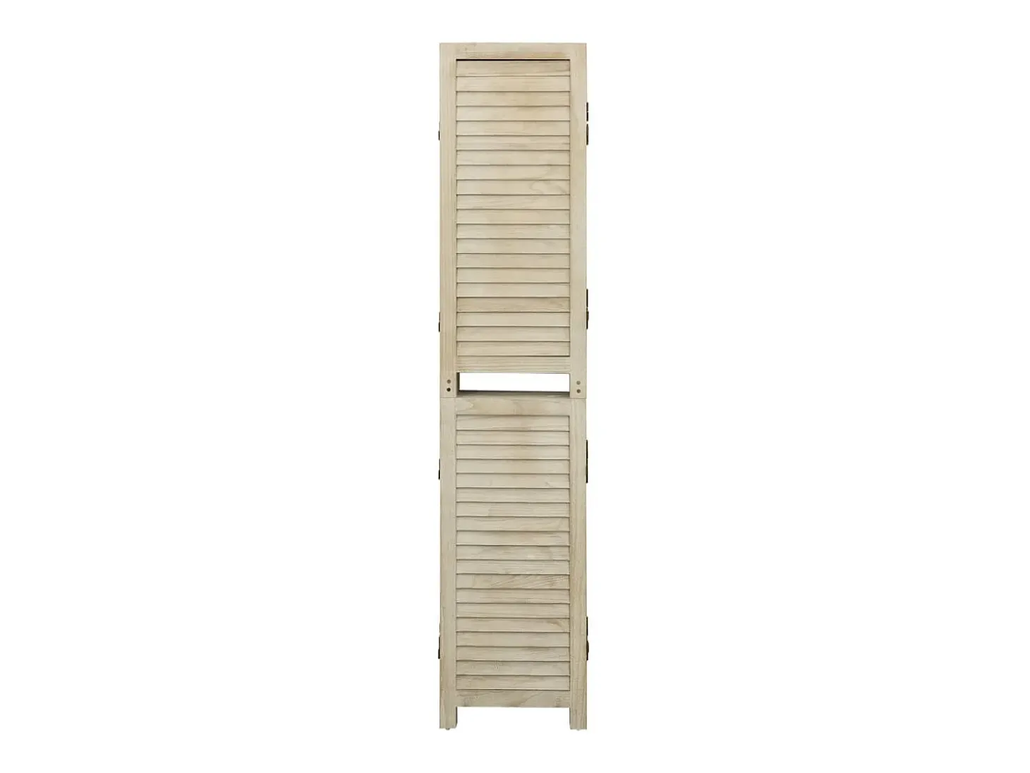 Tabique divisorio de 6 paneles 210x165 cm madera de paulownia