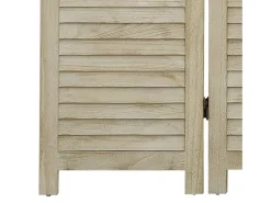Tabique divisorio de 6 paneles 210x165 cm madera de paulownia