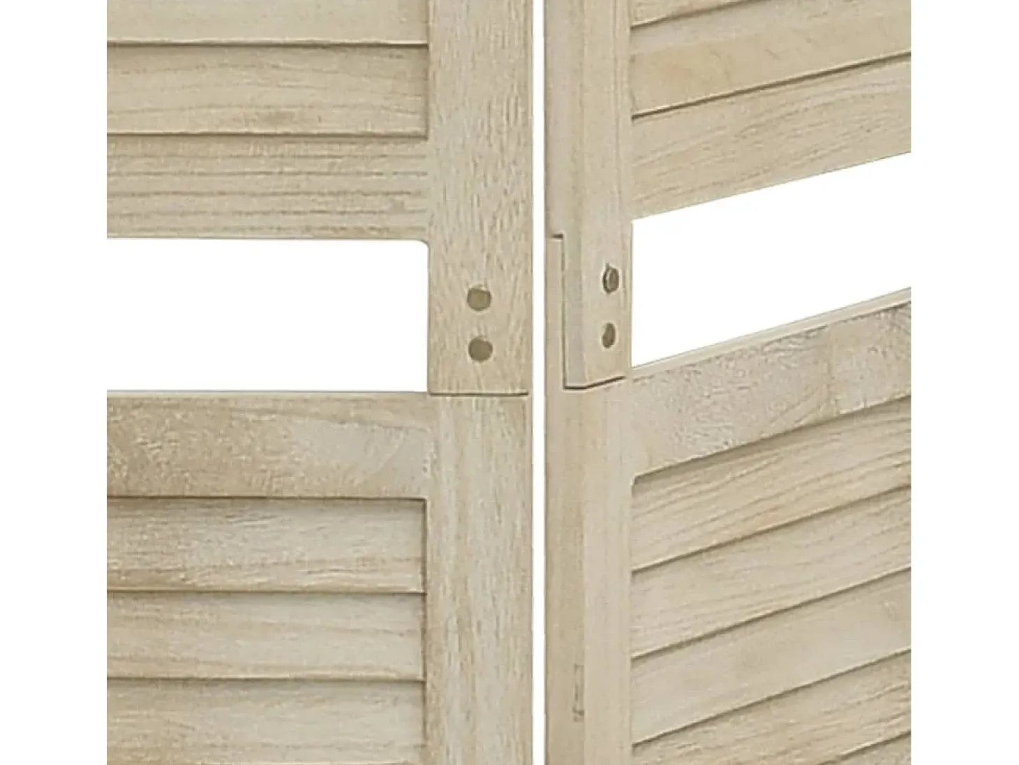 Tabique divisorio de 6 paneles 210x165 cm madera de paulownia