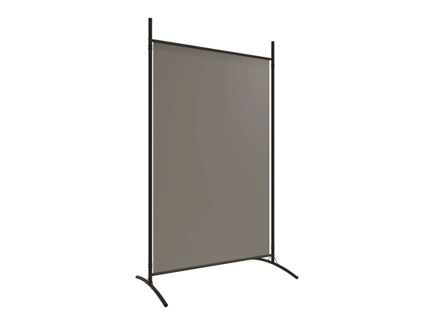 Tabique divisorio de 2 paneles Antracita 175x180 cm Tejido