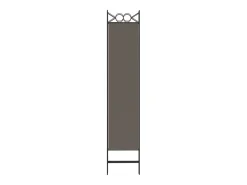 Tabique divisorio de 3 paneles Antracita 120x200 cm Tejido