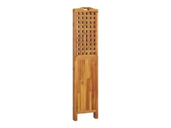 Tabique divisorio de 4 paneles 162x2x180 cm Madera de acacia