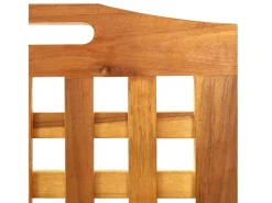 Tabique divisorio de 4 paneles 162x2x180 cm Madera de acacia
