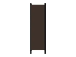 Tabique divisorio de 3 paneles Marrón 150x180 cm