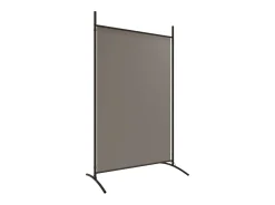 Tabique divisorio de 2 paneles Antracita 348x180 cm Tejido