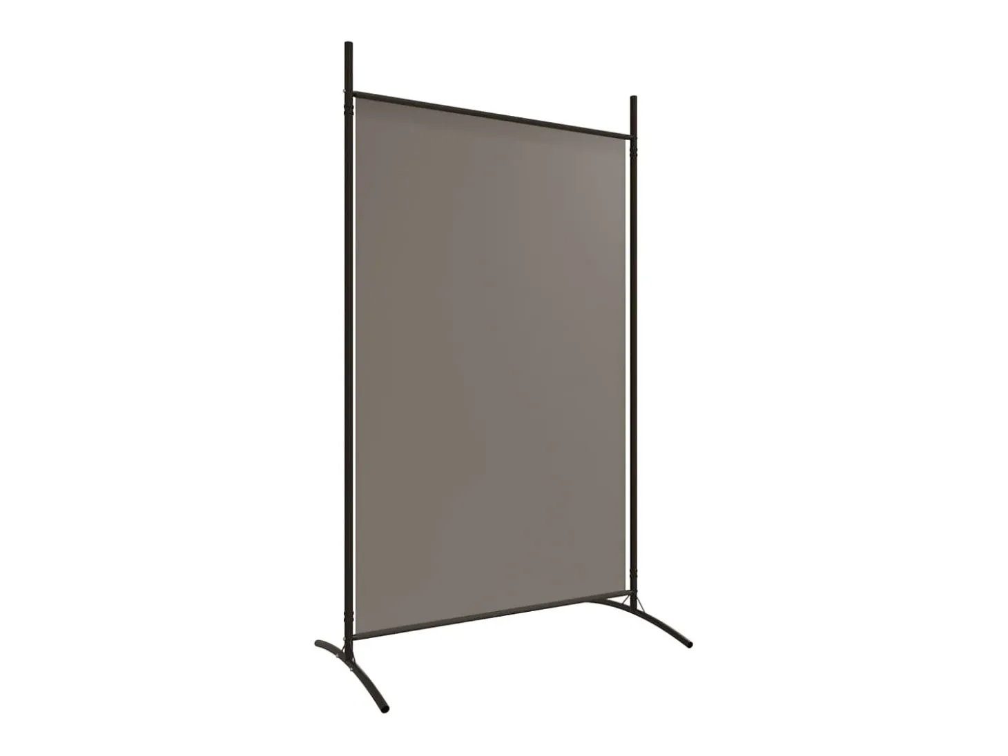 Tabique divisorio de 2 paneles Antracita 348x180 cm Tejido