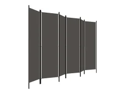 Tabique divisorio de 6 paneles Antracita 300x180 cm