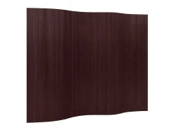 Tabique divisorio de bambú marrón oscuro 250 x 165 cm