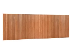Tabique divisorio marrón 165x600 cm bambú