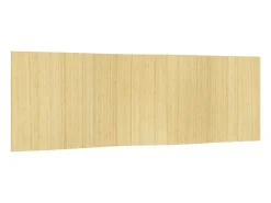 Tabique divisorio natural claro 165x600 cm bambú
