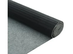 Tabique divisorio negro 165x800 cm bambú