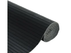 Tabique divisorio negro 165x250 cm bambú