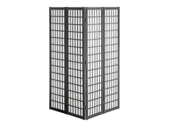 Tabique Divisorio SucceBuy, Tabique Divisorio Japonés de 4 Paneles, Tabique Japonés Portátil, de Madera, Gira 360°, 162 x 170 x 1,9 cm, para Separar Habitaciones