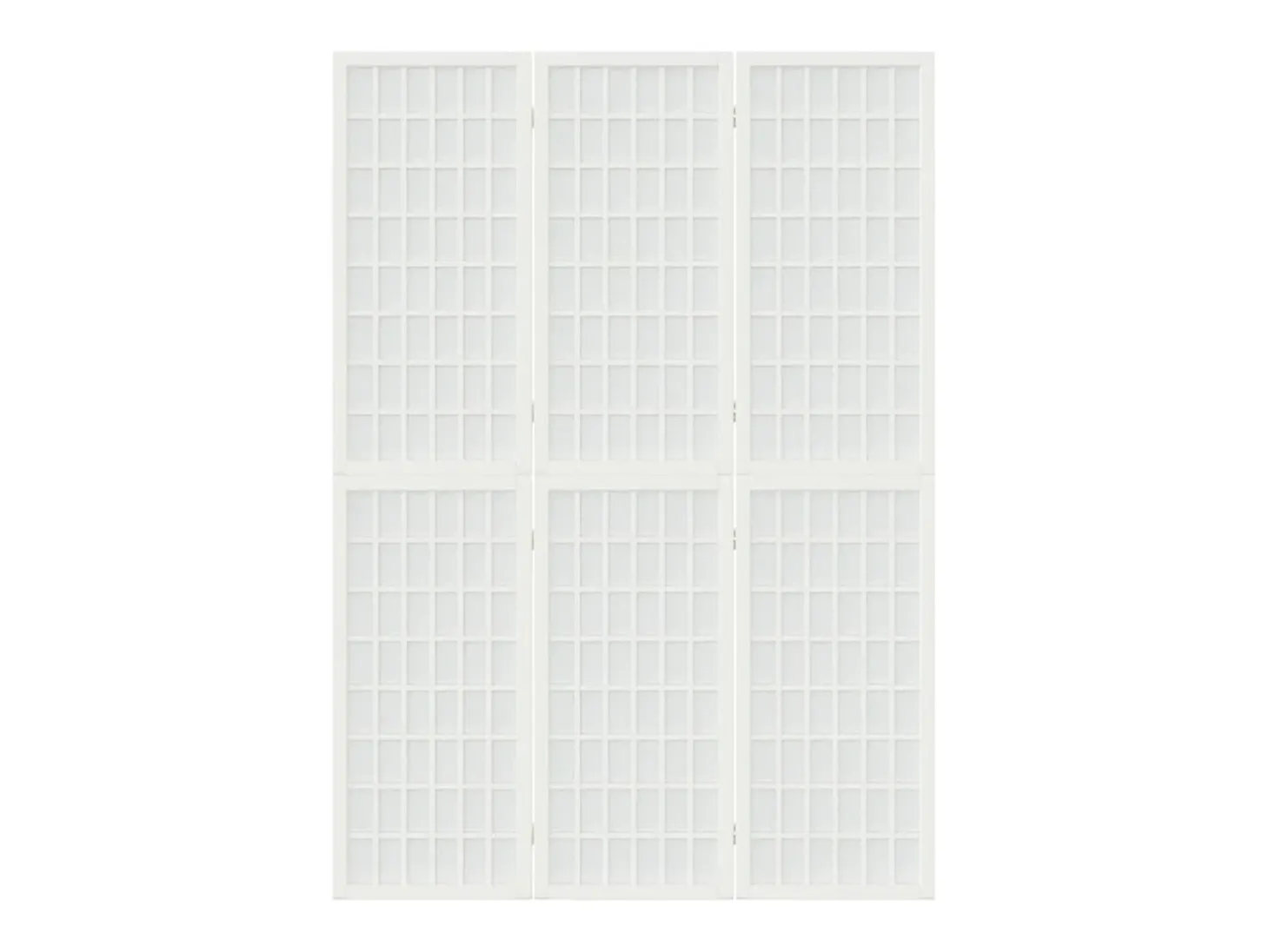 Tabique plegable 3 paneles 120x170 cm Blanco