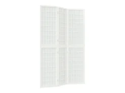 Tabique plegable 3 paneles 120x170 cm Blanco